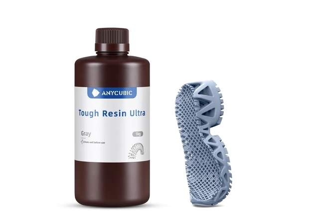 Фото 3 - Фотополімерна смола Anycubic Tough Resin Ultra Сіра