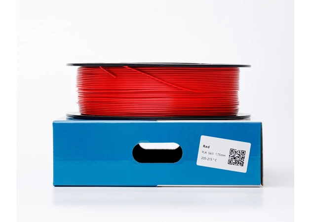 Фото 3 - Червоний Пла пластик Шелковый для 3D принтера | PLA SILK Red 1кг | 1.75мм | 330м
