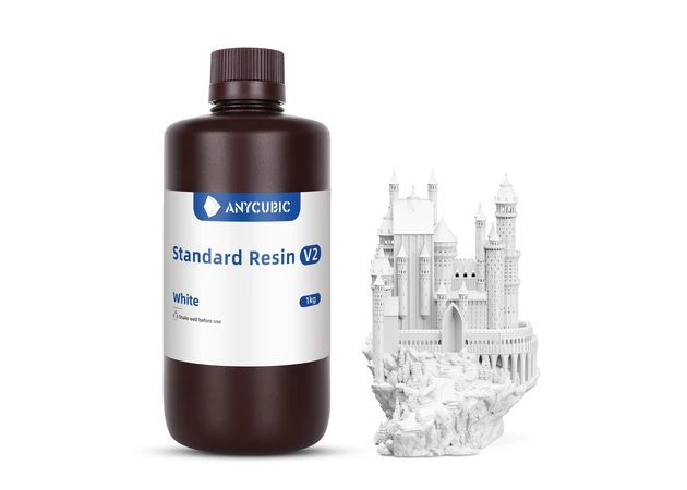 Фото 4 - Anycubic Стандартна смола V2 Біла | Anycubic Standard Resin V2 White